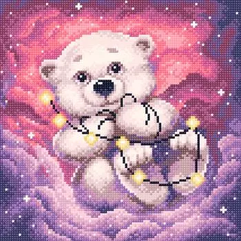 МС-094 Алмазная мозаика 'Малая медведица' 27*27см