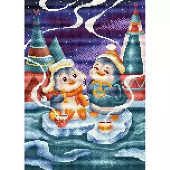 МС-162 Алмазная мозаика 'Тёплая беседа' 27*38см Brilliart