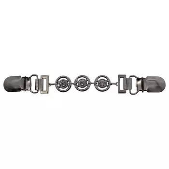 MT 1947 Застежка для кардигана 19*160мм (Pewter)