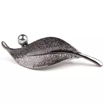 MT 1952 Брошь 2,0см*6,0см (Pewter (олово (черный никель)))