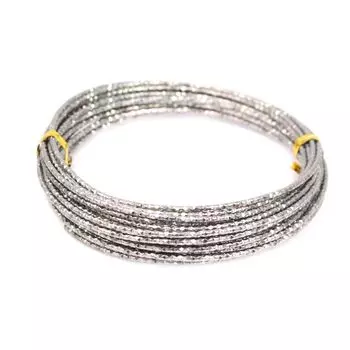 MTX Проволока для рукоделия, 2 мм*5 м, 'Астра' (черное серебро)