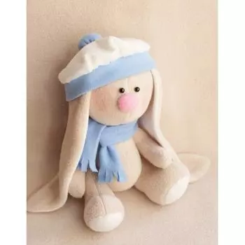 MЗ-02 Набор для изготовления текстильной игрушки HAPPY HANDS 'Зайка Ветерок' 20см