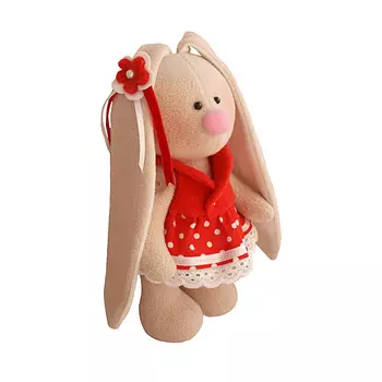 МЗ-06 Набор для изготовления текстильной игрушки HAPPY HANDS 'Зайка Ягодка' 20см