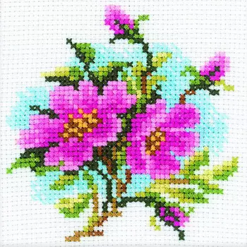 Н175 Набор для вышивания RТО 'Шиповник', 10х10 см