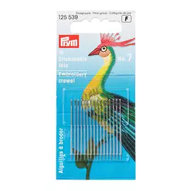 Набор 125539 Иглы вышивальные тонкие №7 (сталь), 0,70*38мм, 3 упак, Prym