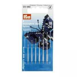 Набор 125560 Иглы для вышивки со скругленным острием №18/24 (сталь), 3 упак, Prym