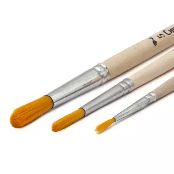 Набор 3 художественных кистей , 'Витязь'