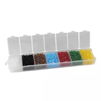 Набор бисера Farfalle (Бабочка), 2/4мм, 7 цв. Preciosa (1 )