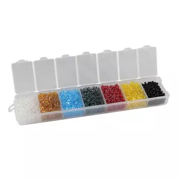 Набор бисера Farfalle (Бабочка), 2/4мм, 7 цв. Preciosa (2 )