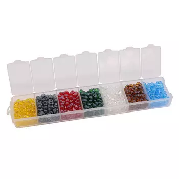 Набор бисера Farfalle (Бабочка), 3,2/6,5мм, 7 цв. Preciosa (2)