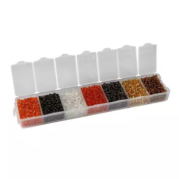 Набор бисера Preciosa, 7 цветов, 90 гр. Preciosa (№37)