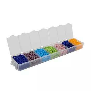 Набор бисера Preciosa, 7 цветов, 90 гр. Preciosa (15/1)