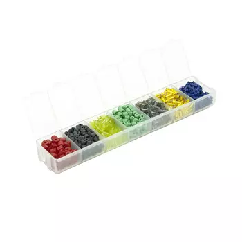 Набор бисера Preciosa, 7 цветов, 90 гр. Preciosa (№4/2)