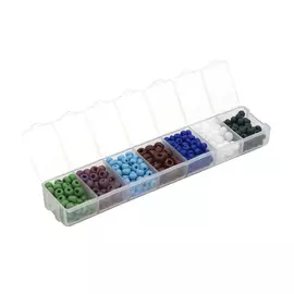 Набор бисера Preciosa, 7 цветов, 90 гр. Preciosa (№12/3)