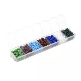 Набор бисера Preciosa, 7 цветов, 90 гр. Preciosa (№12/2)