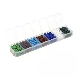 Набор бисера Preciosa, 7 цветов, 90 гр. Preciosa (№12/5)