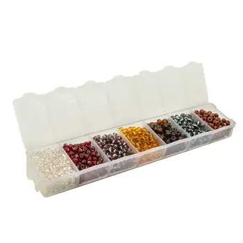 Набор бисера Preciosa, 7 цветов, 90 гр. Preciosa (N31/2)