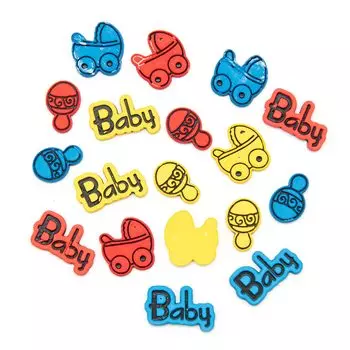 Набор декоративных элементов 'Baby' 18шт