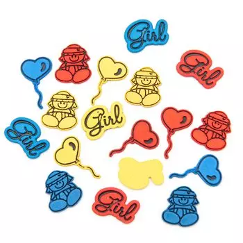 Набор декоративных элементов 'Моя малышка' 18шт