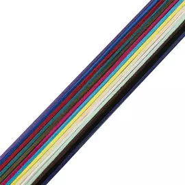 Набор декоративных шнуров и/замша, 3мм*1м.,14шт