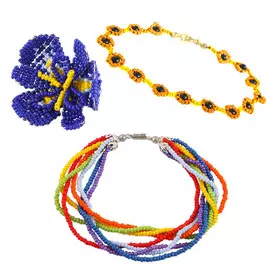 Набор для бисероплетения Hobby &amp; Pro pearl Браслеты и Брошь