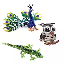 Набор для бисероплетения Hobby &amp; Pro pearl Фигурки Животные №2