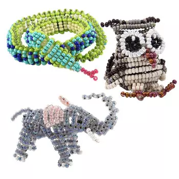 Набор для бисероплетения Hobby &amp; Pro pearl Фигурки Животные №3