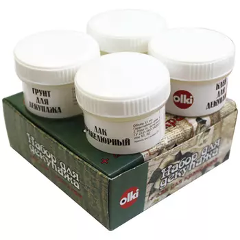 Набор для Декупажа + кракелюрный лак