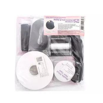 Набор для ремонта одежды темных цветов, черный