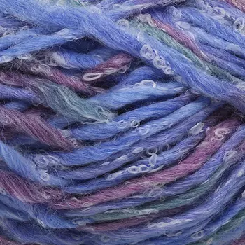 Набор для вязания пуловера 'Pamela' 6*50гр, 6*60м (52% полиакрил, 44% шерсть, 4% полиамид) (меланж лавандовый)