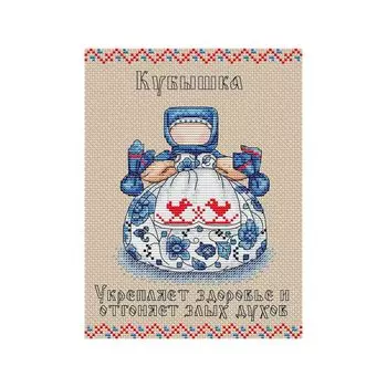 Набор для вышивания и оформления 'Славянский оберег. Кубышка' с рамкой, МП Студия