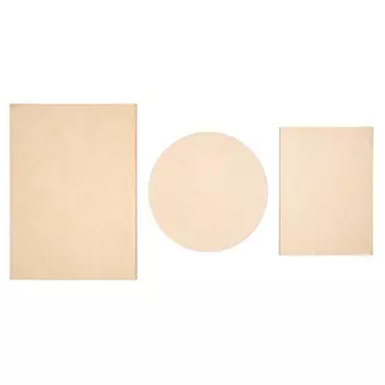 Набор досок для творчества, выжигания по дереву, декупажа, рисования, Ассорти, 3 шт