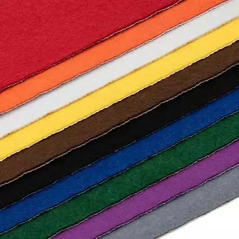 Фетр листовой мягкий клеевой ассорти, 1.0мм, 180гр, 20х30см, 10шт/упак Astra&amp;Craft (3)