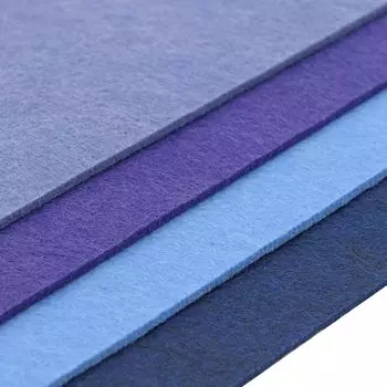 Фетр листовой жесткий ассорти, 3.0мм, 450гр, 20х30см, 4шт/упак Astra&amp;Craft (4)