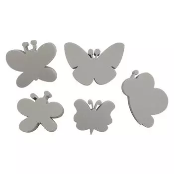 Набор фигурок из пенопласта 'Бабочки №1'(5шт),10*2см