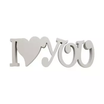 Набор фигурок из пенопласта ' I Love you ',20*20*2см