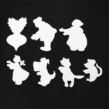 Набор фигурок из пенопласта 'Репка' (7шт) 10см*0,3см