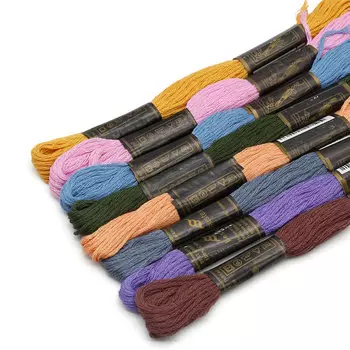 Набор хлопкового мулине, 8шт*8м, Bestex