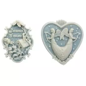 Набор камей 2шт SCB2400517 Два ангела