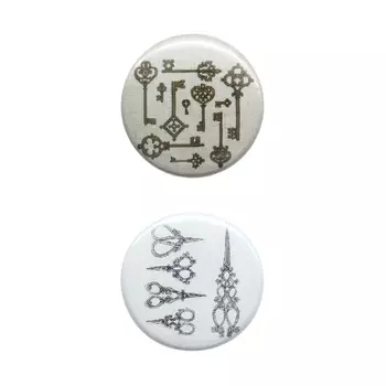 Набор магнитных игольниц для вышивки 'Ключи и ножницы', упак/2шт,25*3мм Hobby&amp;Pro