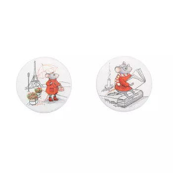 Набор магнитных игольниц для вышивки 'Мышки', упак/2шт,25*3мм Hobby&amp;Pro
