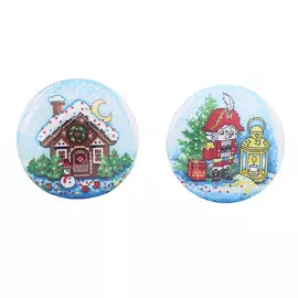 Набор магнитных игольниц для вышивки 'Волшебный праздник', упак/2шт,25*3мм Hobby&amp;Pro