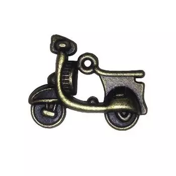 Набор металлических подвесок SCB 25013761b Мопед медь, 10шт