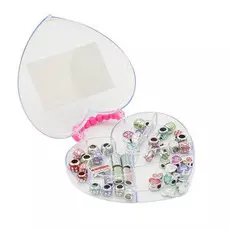 Набор металлизированных шармов 'Сердце', 48шт, Астра