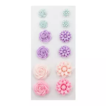 Набор объемных, самоклеющихся цветов, 12шт., Astra&amp;Craft (ARS2079)