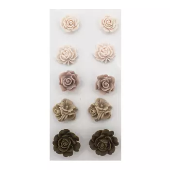 Набор объемных, самоклеющихся розочек, 10шт., Astra&amp;Craft (ARS2083)