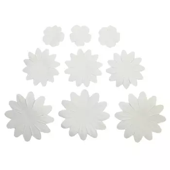 Набор принтованных бумажных цветочков 20мм, 35мм, 50мм 60шт 27444 (27444)