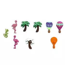 Набор пуговиц 'Блестящее лето', Dress it up