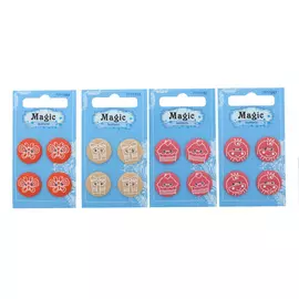 Набор пуговиц для девочек, 16 шт, Magic Buttons