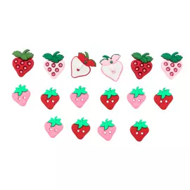 Набор пуговиц 'Клубнички', Dress it up